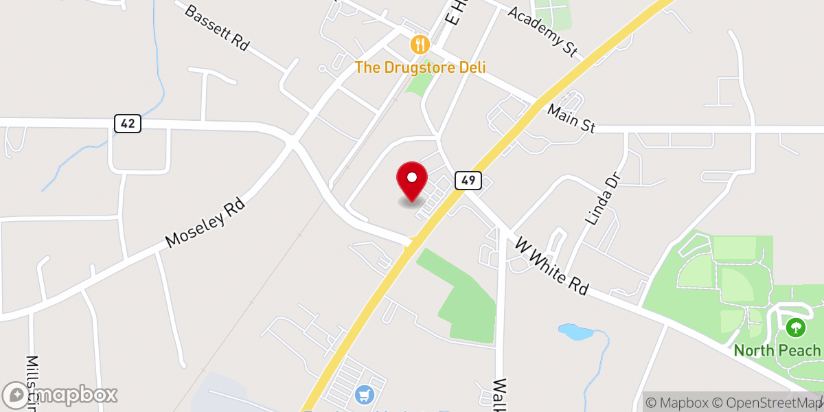 Map showing location of Pursuit