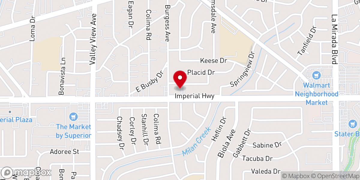 Map showing location of IPC Los Angeles