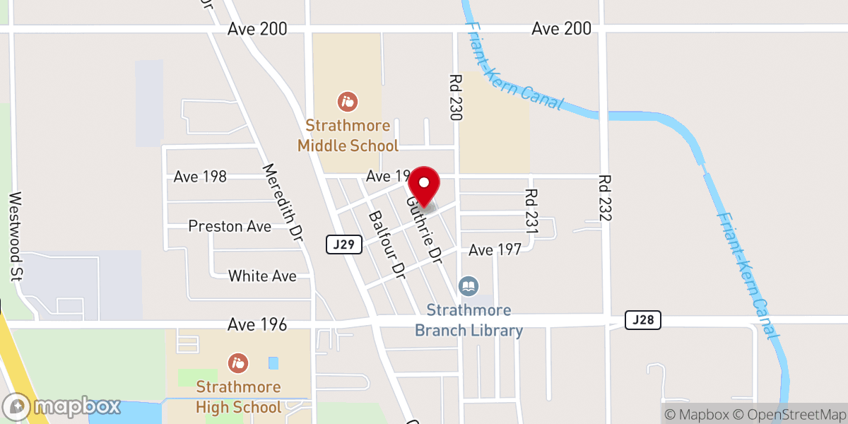Map showing location of Saint James Mission