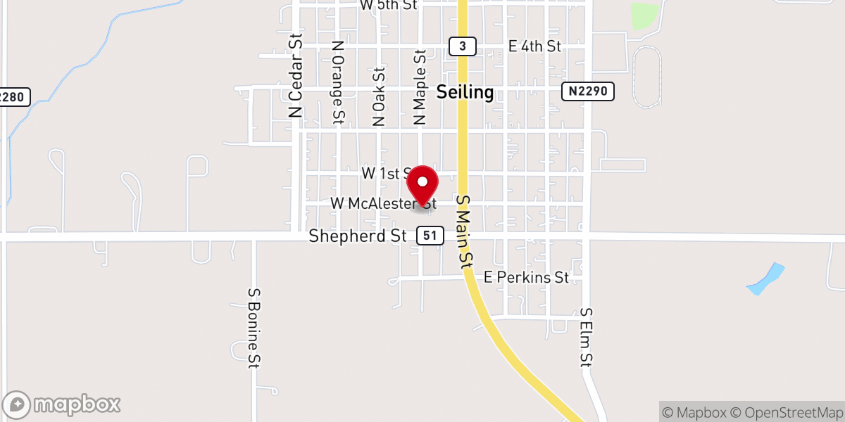 Map showing location of Saint Thomas Apostle Catholic Church