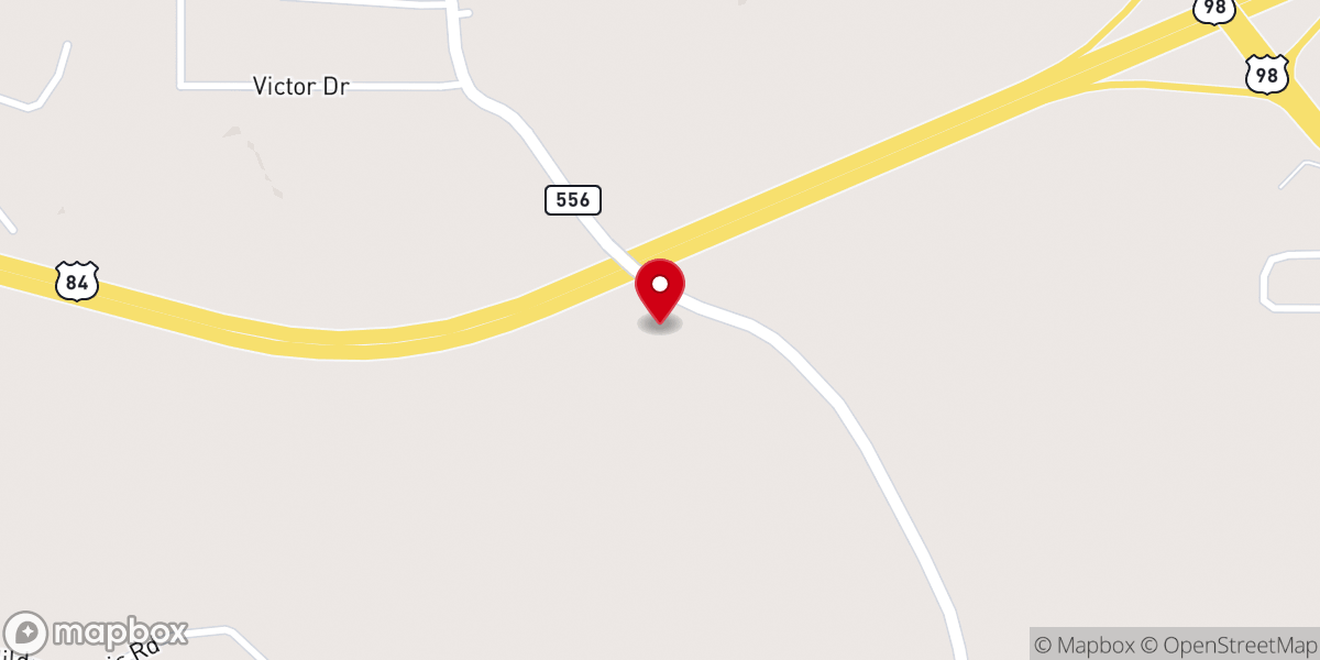 Map showing location of Praise Cathedral Church of God
