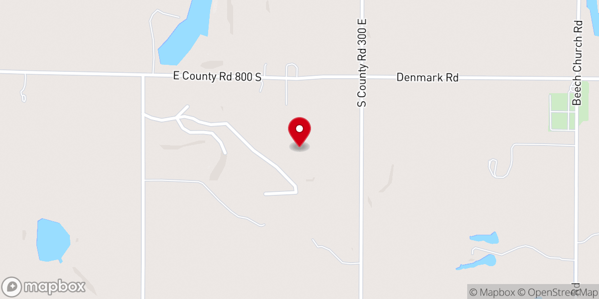 Map showing location of Weddings & More