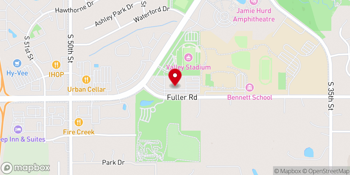 Map showing location of Great Pumpkin Party