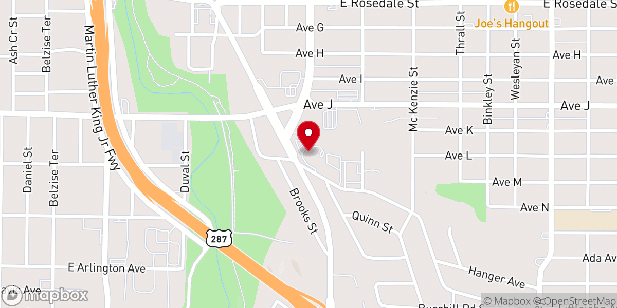 Map showing location of Holy Name Catholic Church