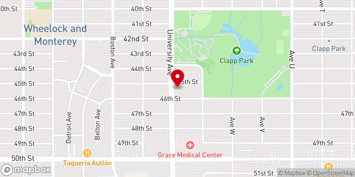 Map showing location of Metropolitan Community Church