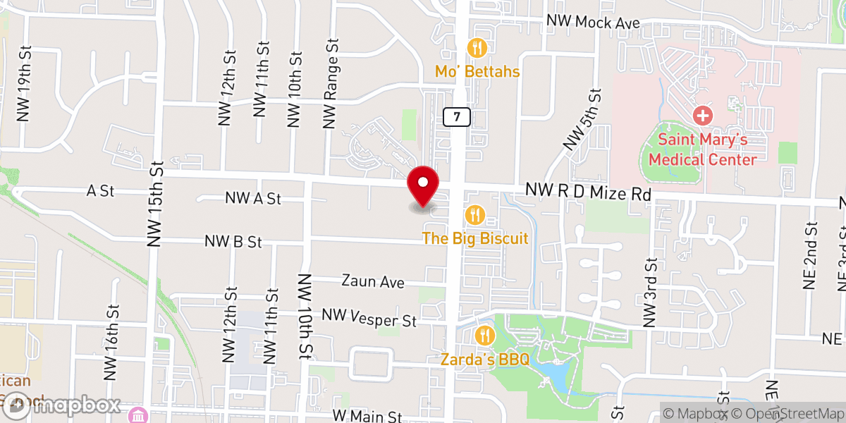 Map showing location of SpiritKeepers Native American Church DBA Friendly Fellowship