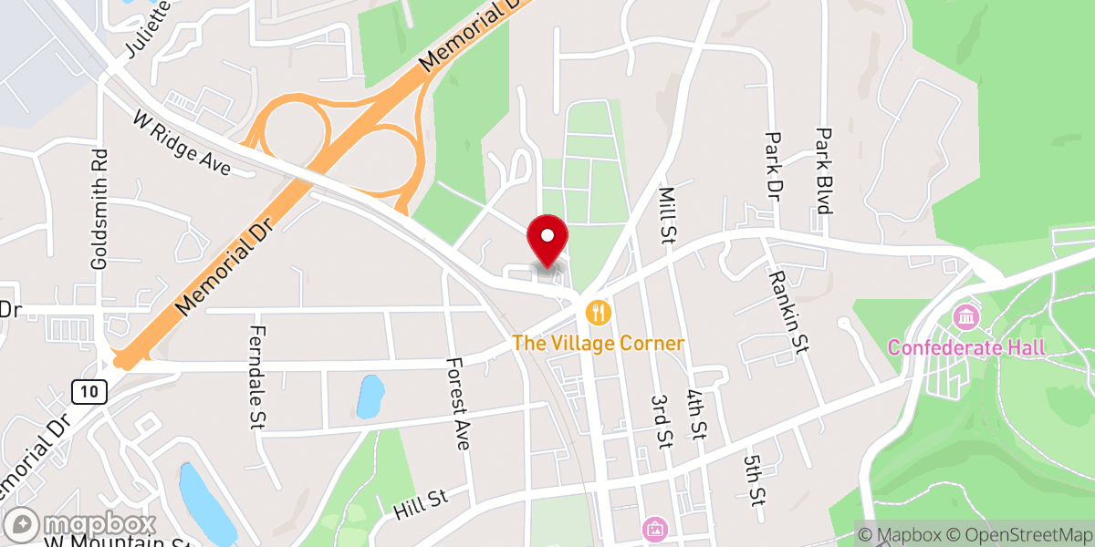 Map showing location of Matupi Christian Baptist Church