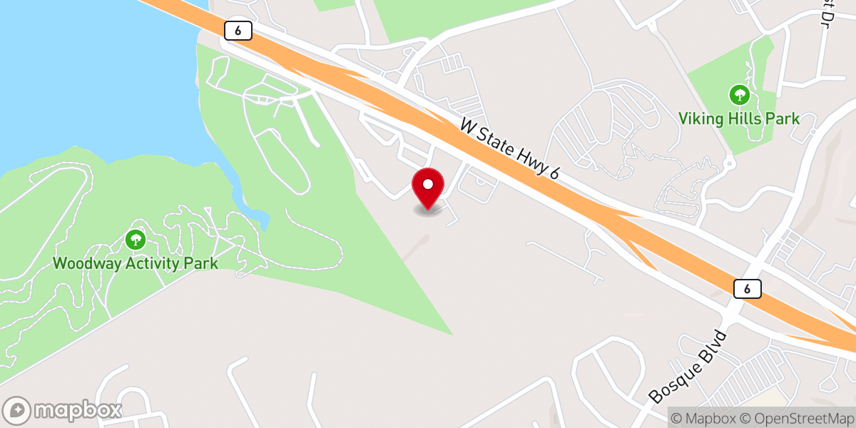 Map showing location of Dayspring Baptist Church