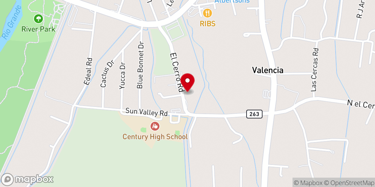 Map showing location of Mission Valley Church