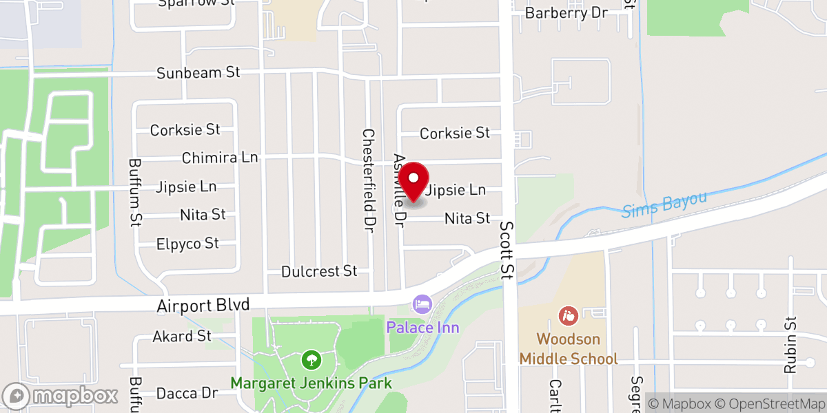 Map showing location of Southeast Community Church