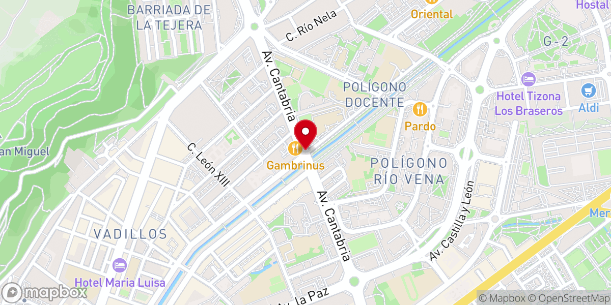 Map showing location of Tanatorio san José