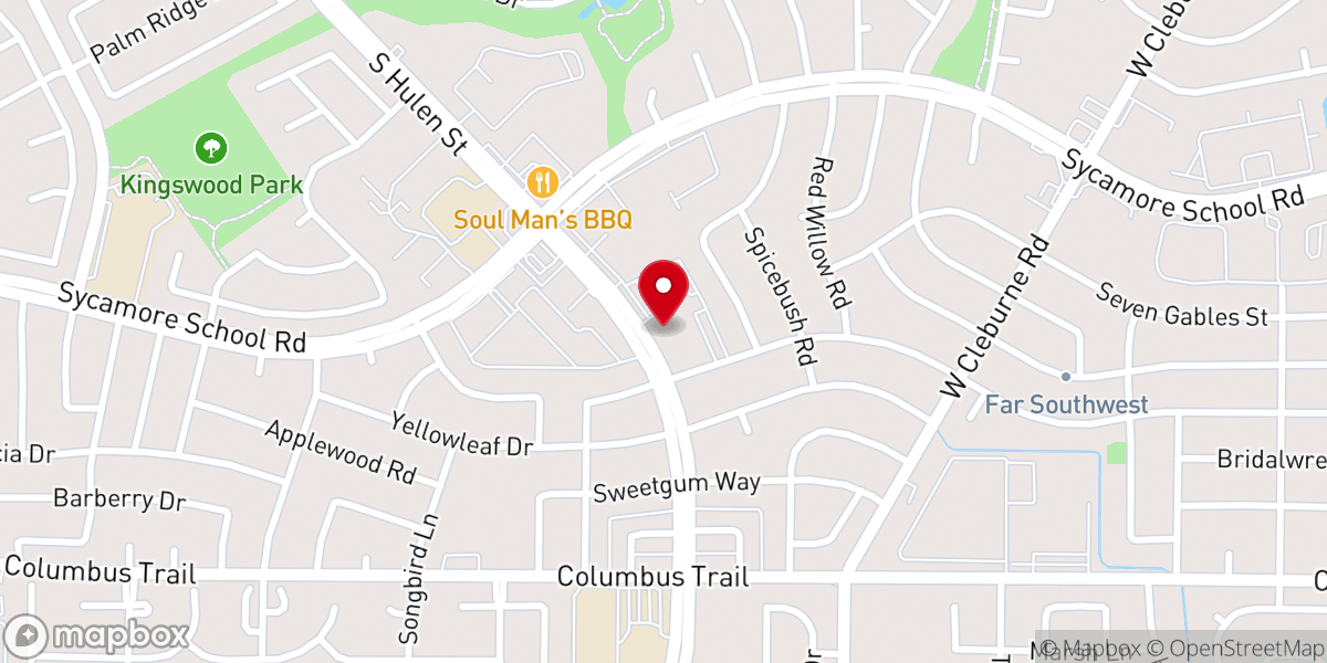 Map showing location of Genesis United Methodist Church