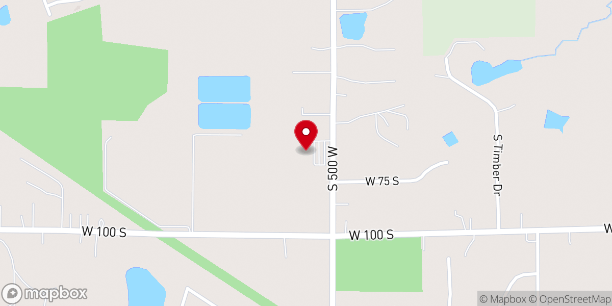 Map showing location of Faith Fellowship Church