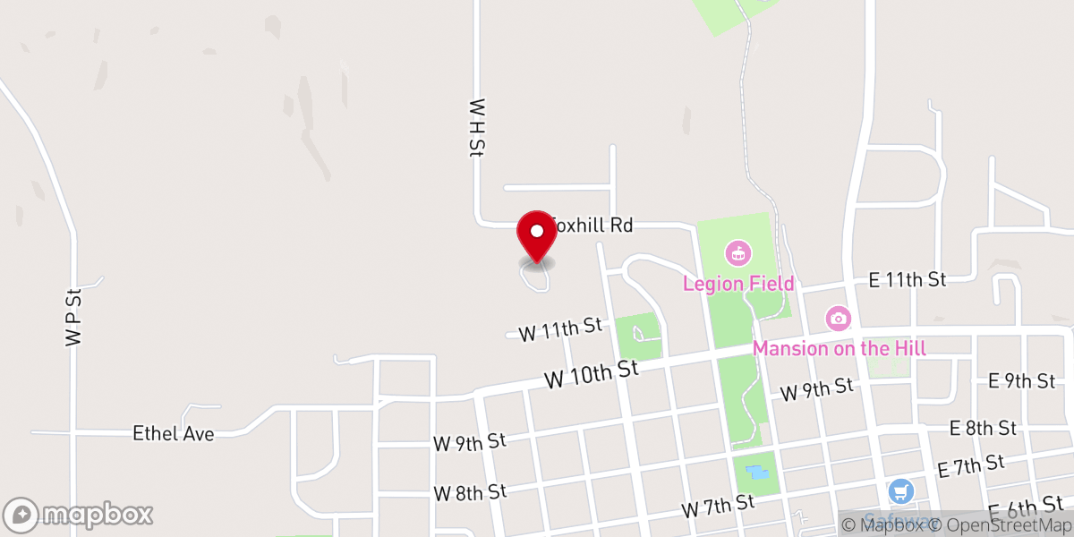 Map showing location of New Life Church