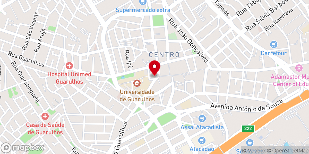 Map showing location of Catedral Diocesana Nossa Senhora da Conceição