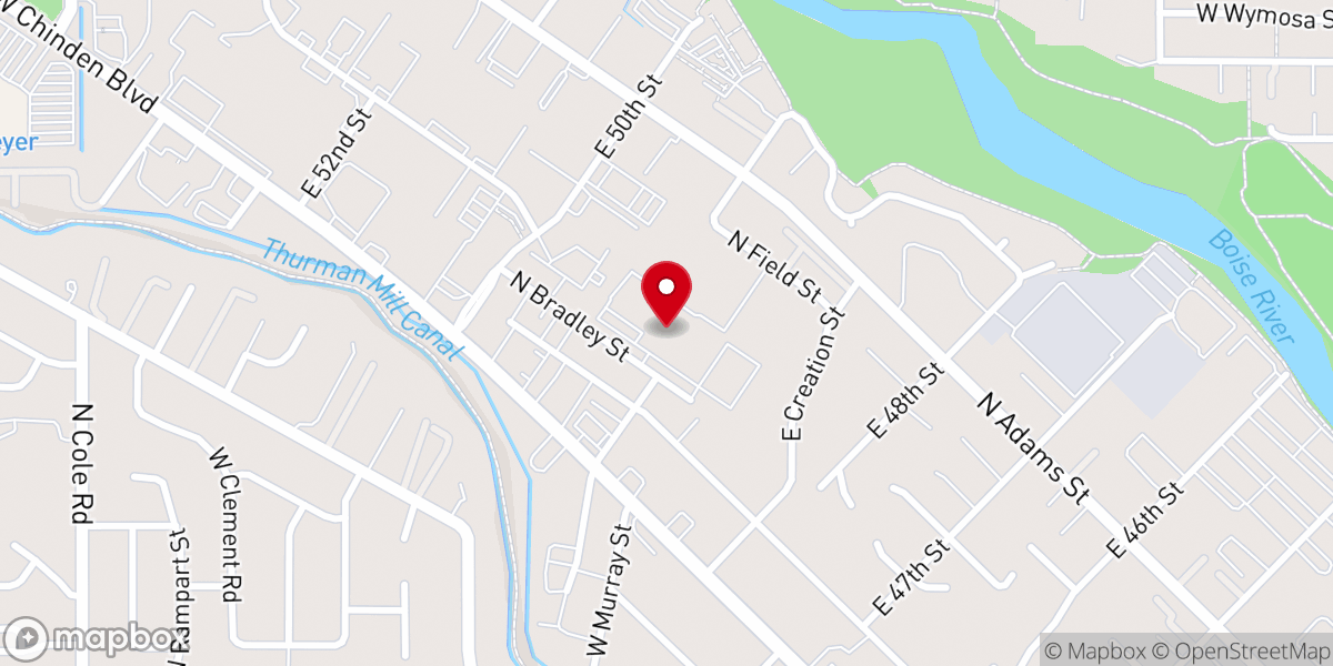 Map showing location of i-61 Ministries