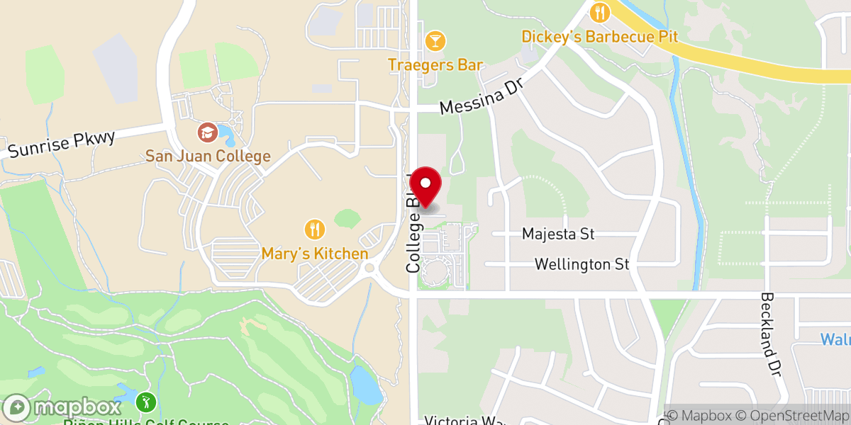 Map showing location of New Covenant United Methodist Church