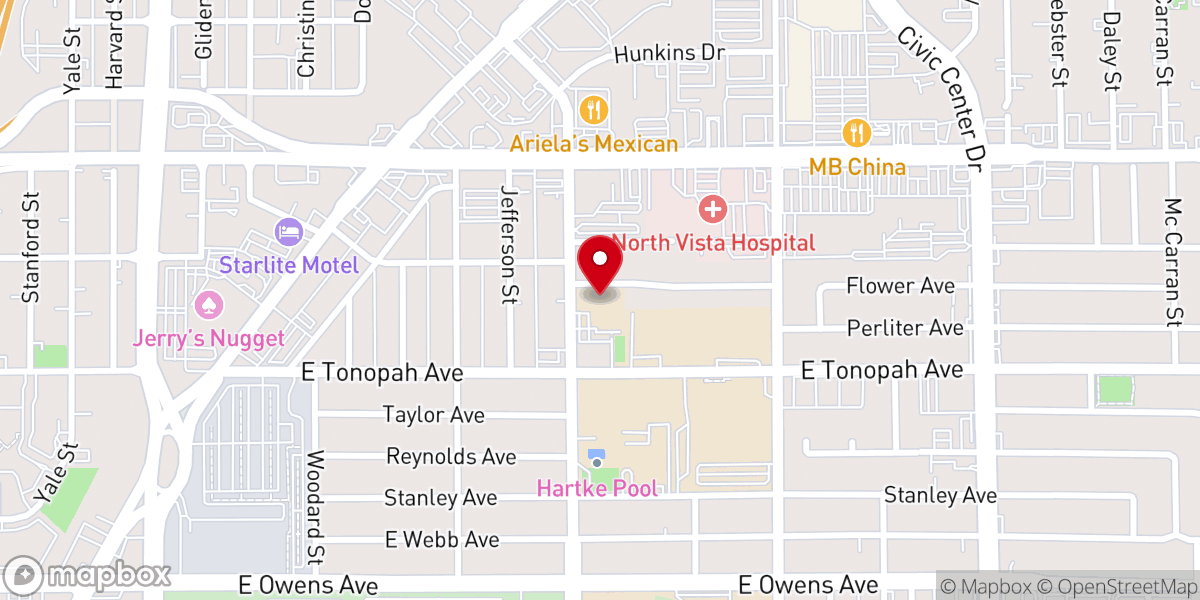 Map showing location of St. Christopher Catholic Church