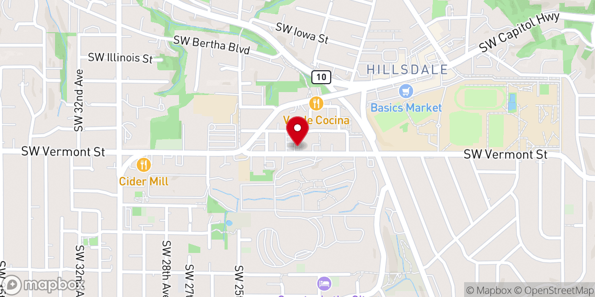 Map showing location of St Barnabas Episcopal Church