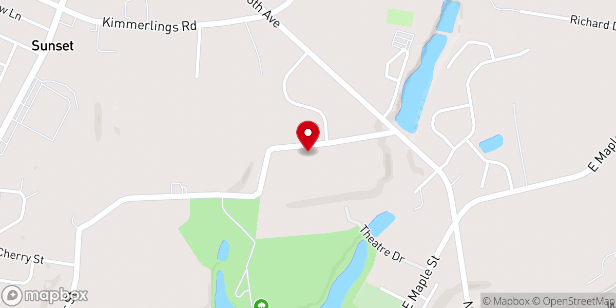 Map showing location of C.E.B. Ministry Wedding Officiants