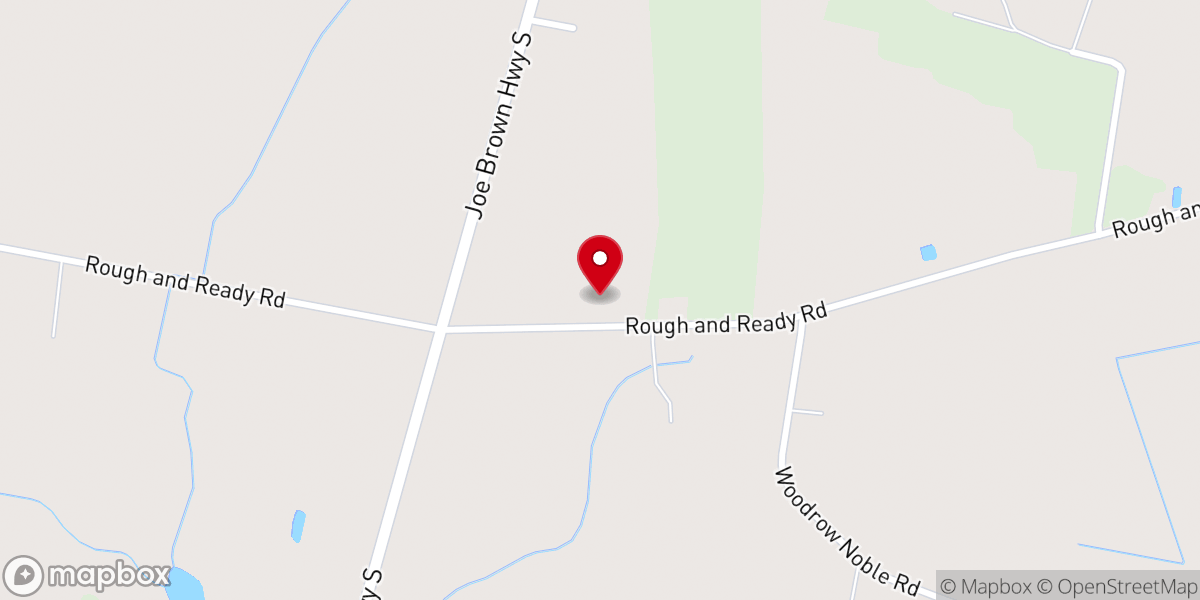 Map showing location of Faith Baptist Church