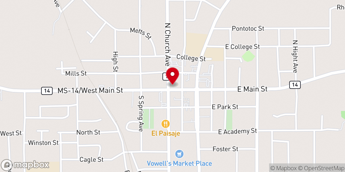 Map showing location of Gates of joy church