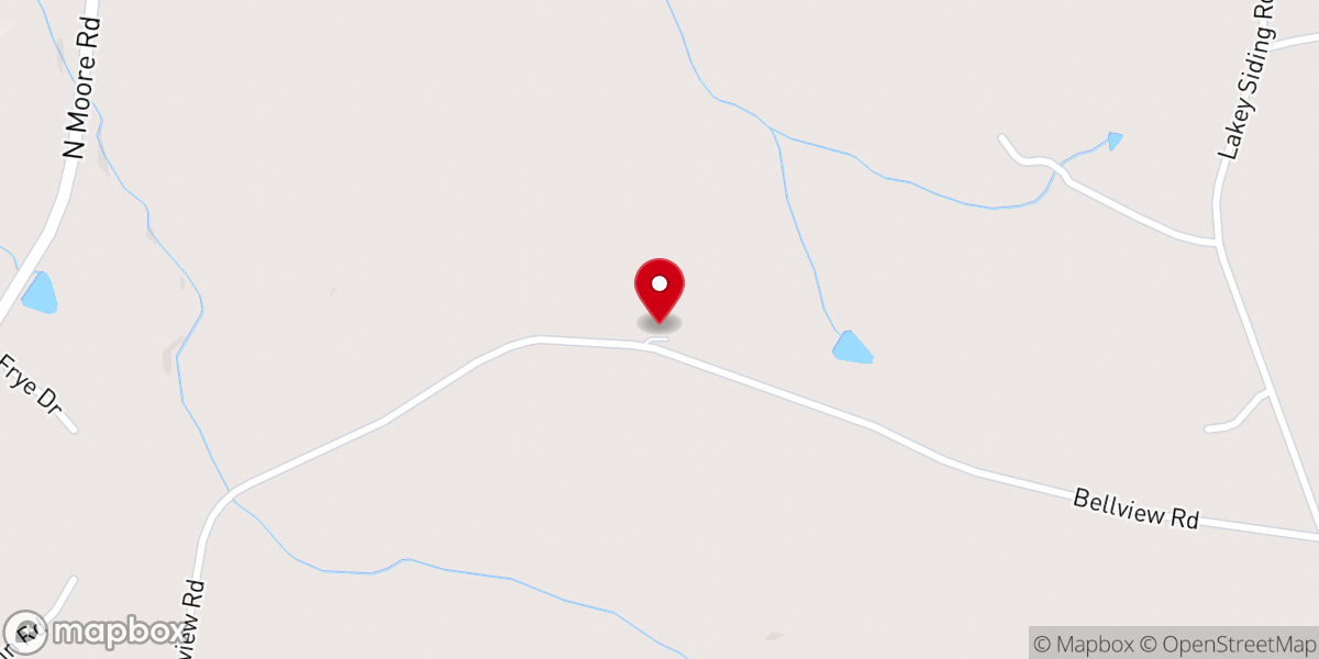 Map showing location of Collins Chapel Church