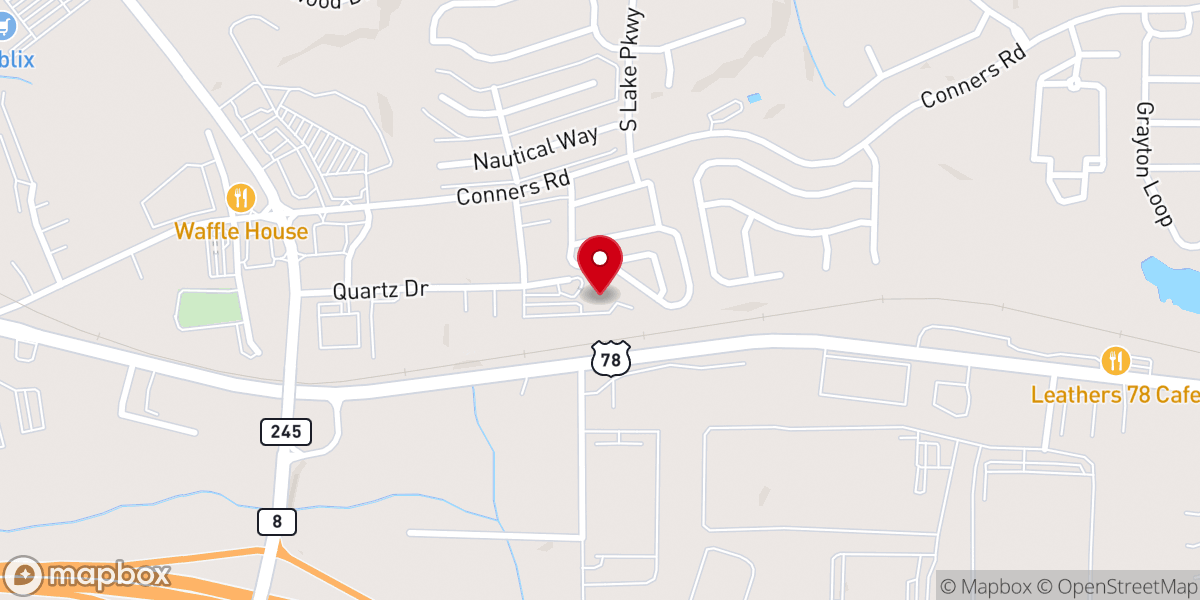 Map showing location of LifeGate Church