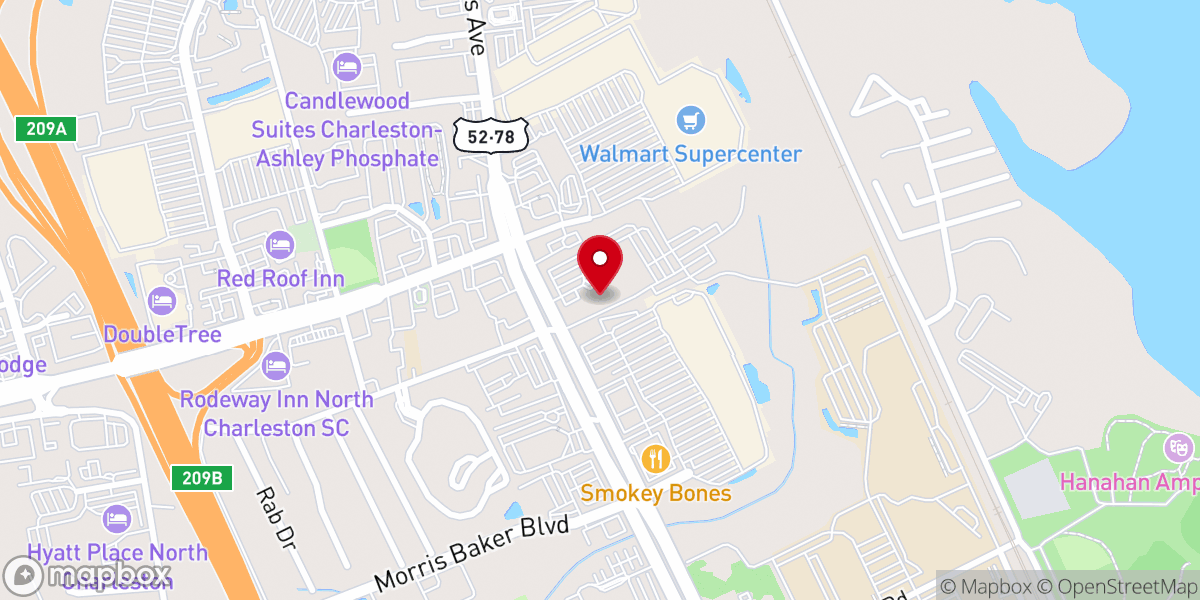 Map showing location of Mt. Moriah Missionary Baptist Church