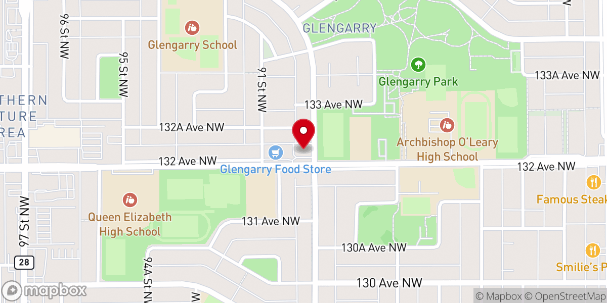 Map showing location of Canadian Islamic Dar Alfatwa Centre