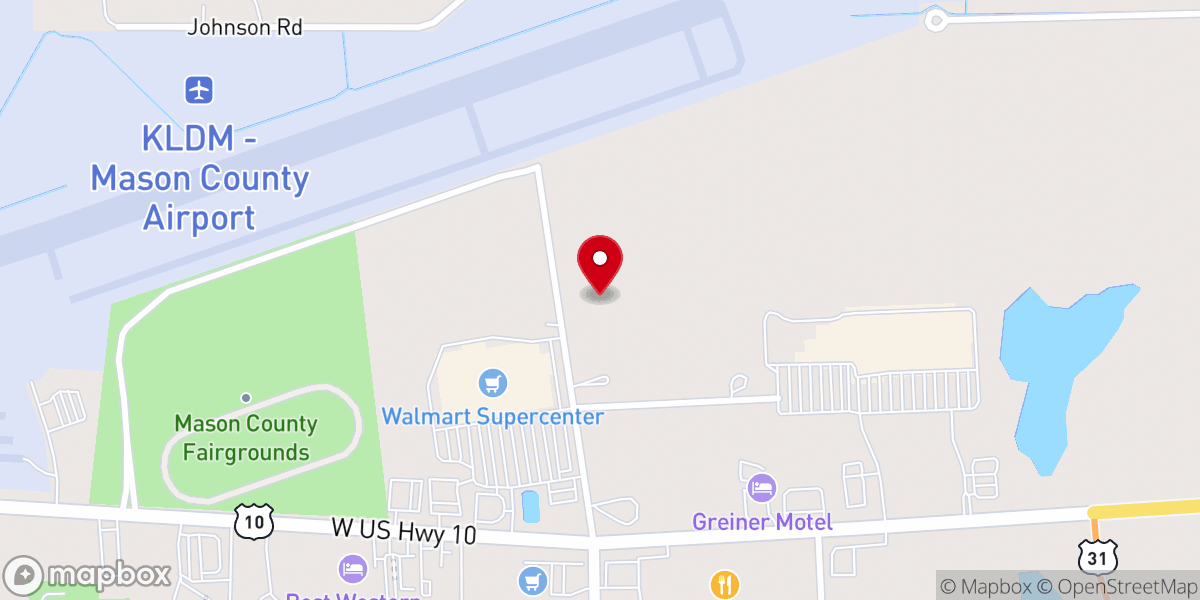 Map showing location of Apostolic Christian Tabernacle