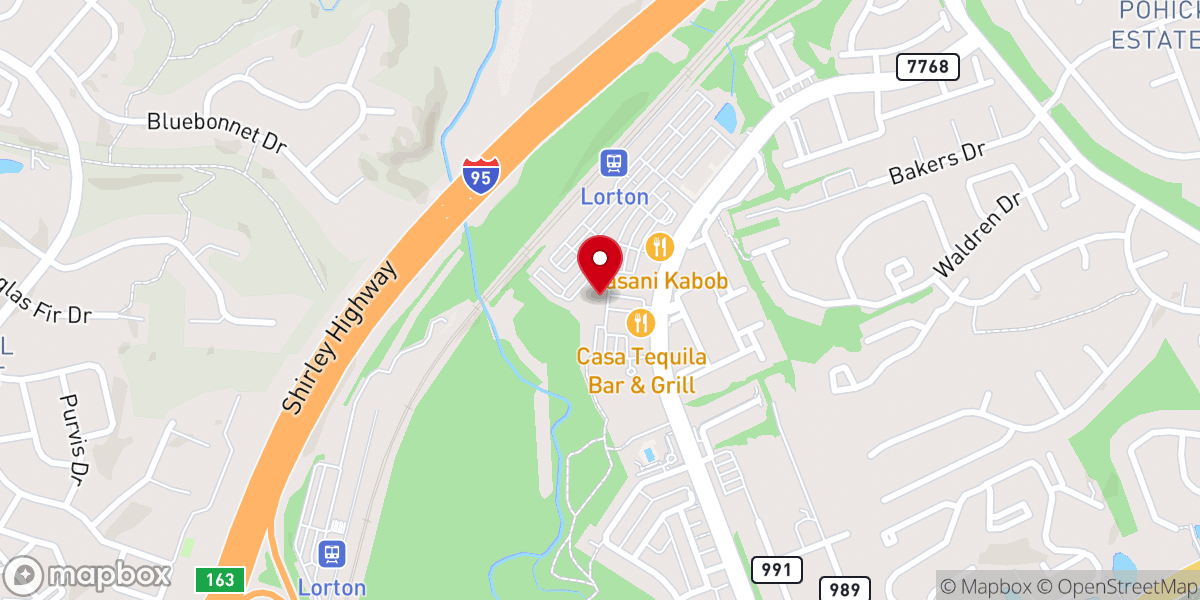Map showing location of Faith For Living Lorton
