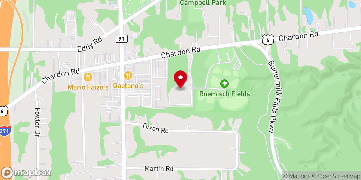 Map showing location of St Noel Church