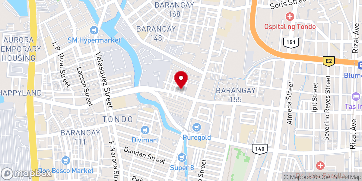 Map showing location of United Pentecostal Church - Angat Street, City of Manila
