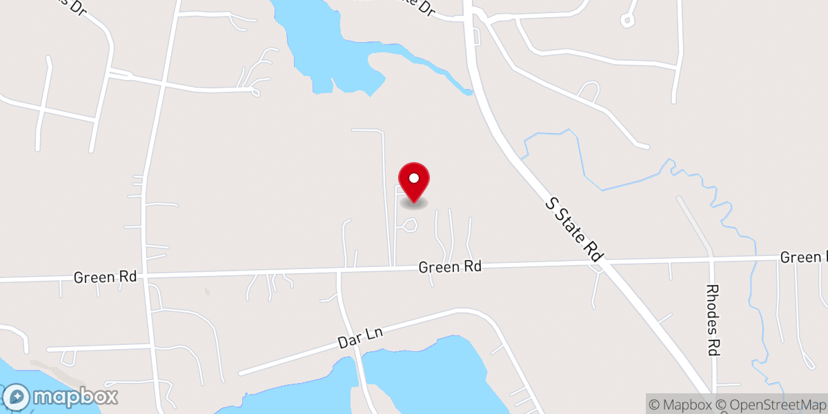 Map showing location of Bridgewood Church - Goodrich