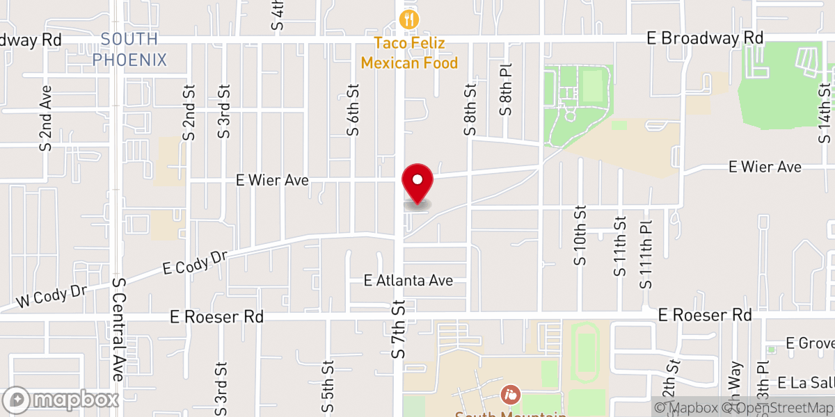 Map showing location of Centro De Amor Cristiano