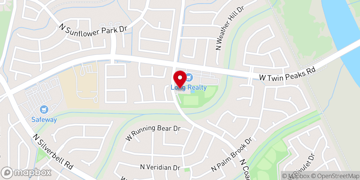 Map showing location of Living Hope Family Church Marana