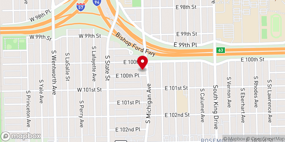 Map showing location of Damascus Baptist Church