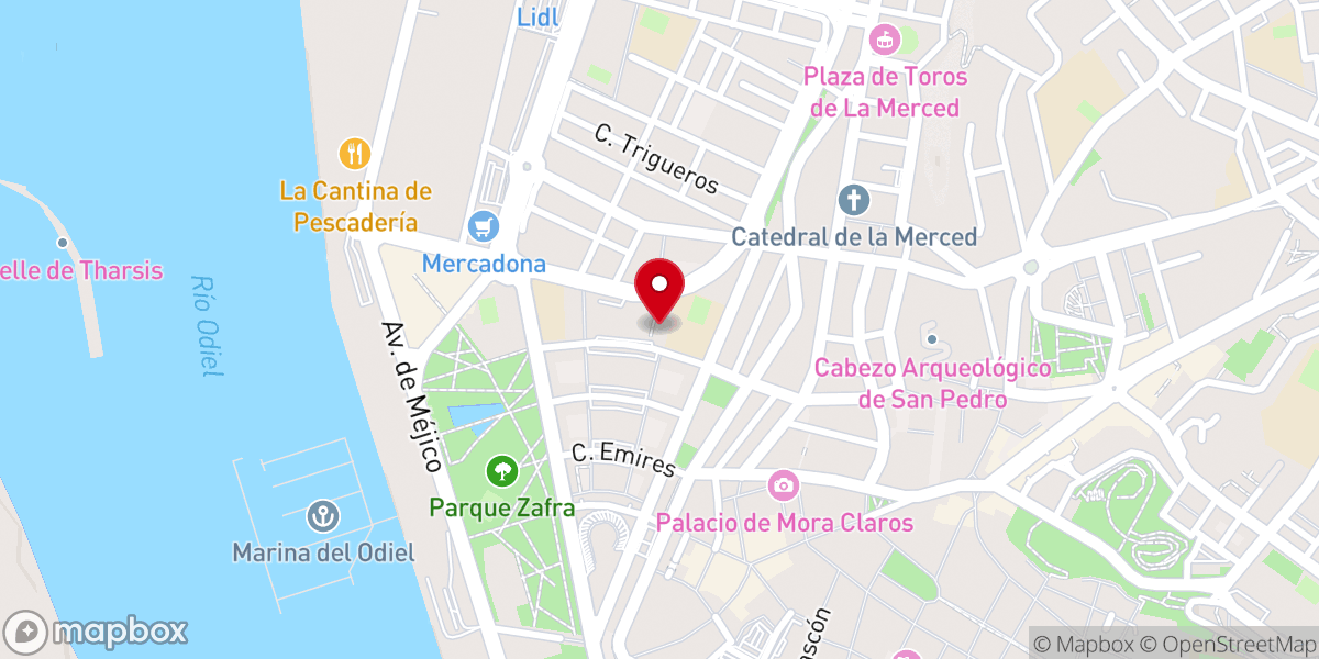Map showing location of La Iglesia de Jesucristo de los Santos de los Últimos Días