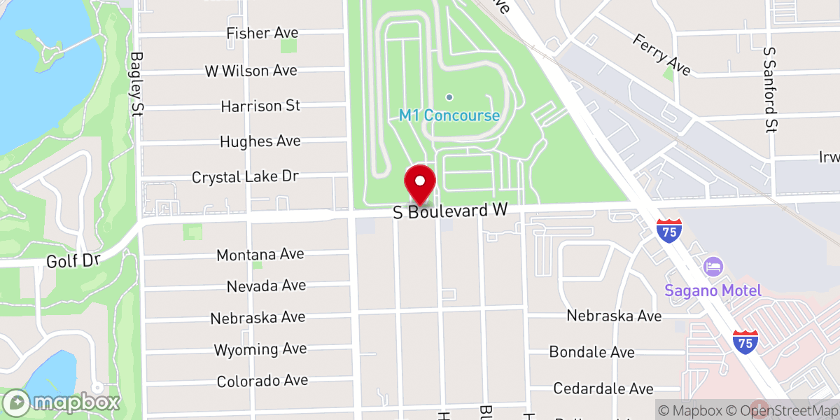 Map showing location of New Hope Missionary Baptist