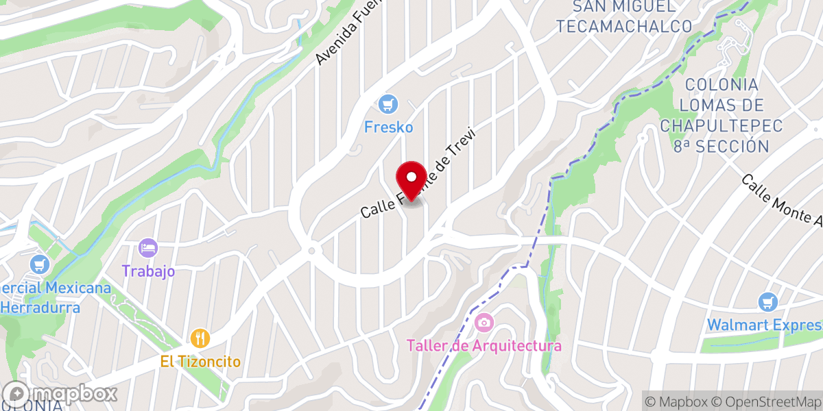 Map showing location of Iglesia de Czestochowa