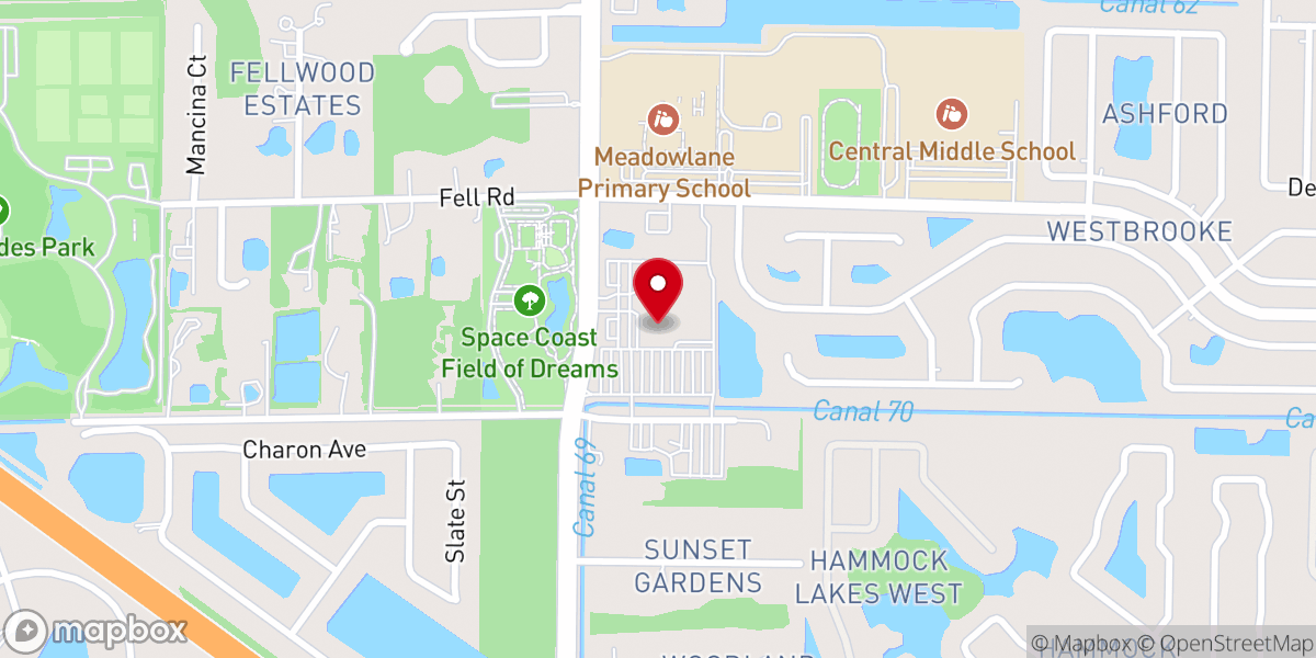 Map showing location of Calvary Chapel Melbourne (CCM)