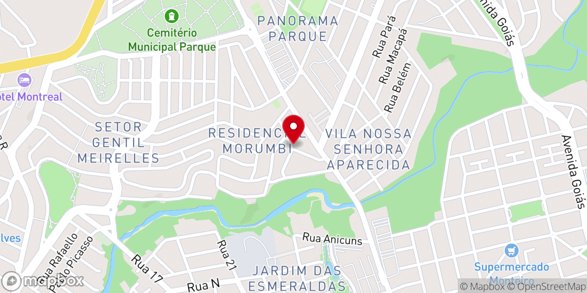 Map showing location of Assembléia de Deus Tenda dos Milagres - Sede