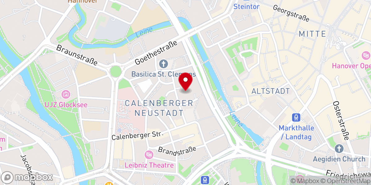 Map showing location of Konföderation evangelischer Kirchen in Niedersachsen