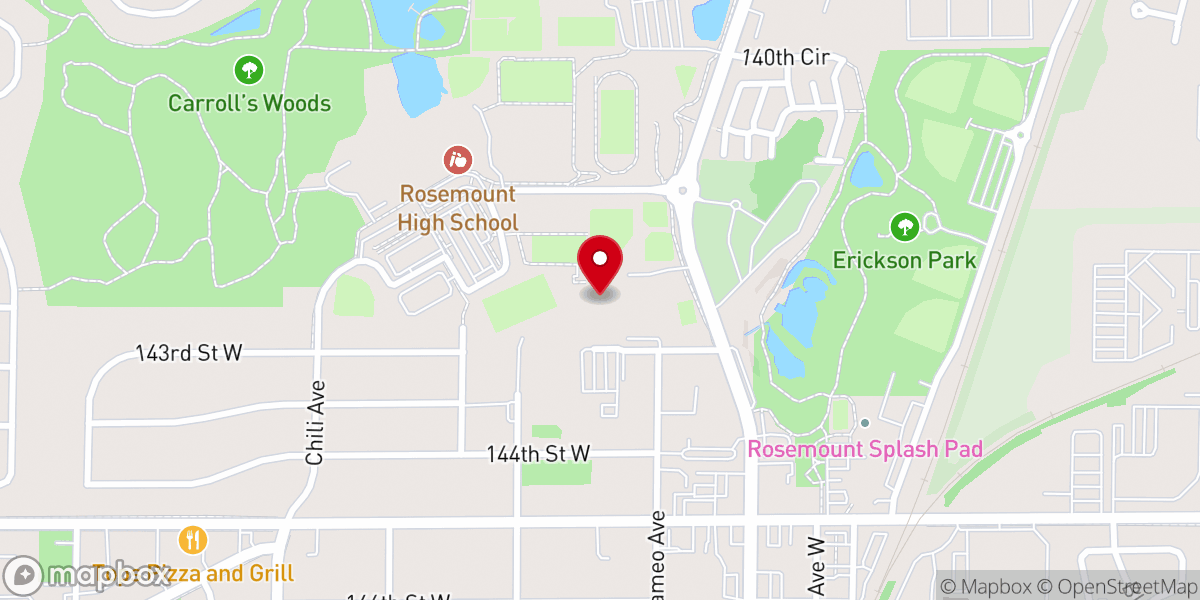 Map showing location of Refuge Vineyard Church