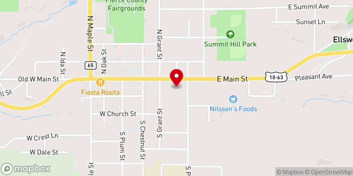 Map showing location of English Lutheran Church