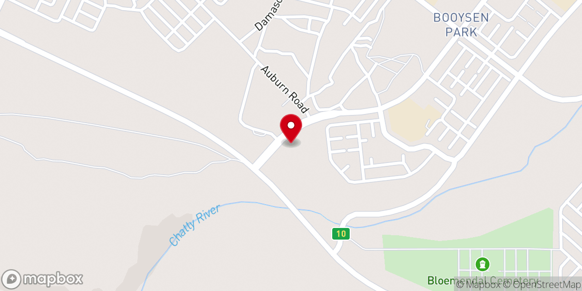 Map showing location of AFM Booysens Park