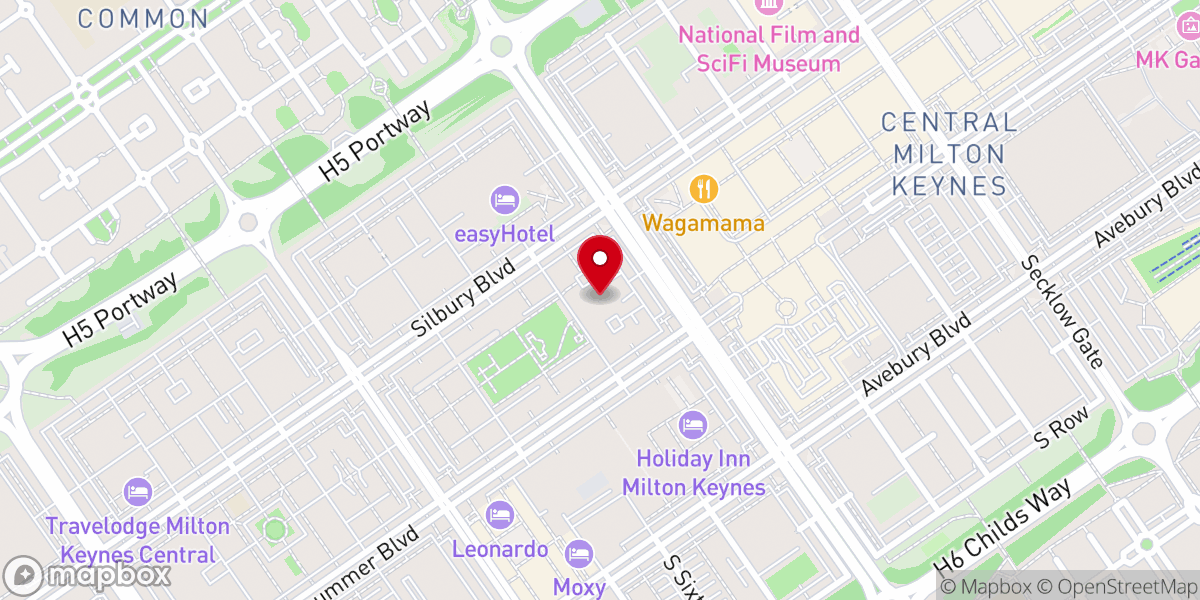 Map showing location of Music At Milton Keynes City Church