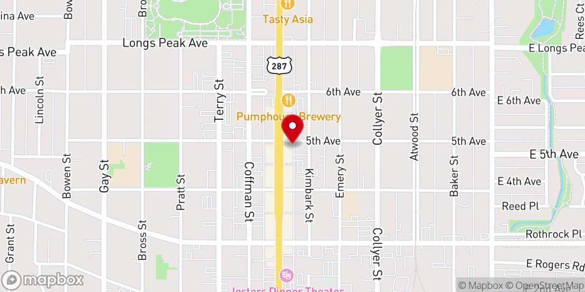 Map showing location of Christ our savior church