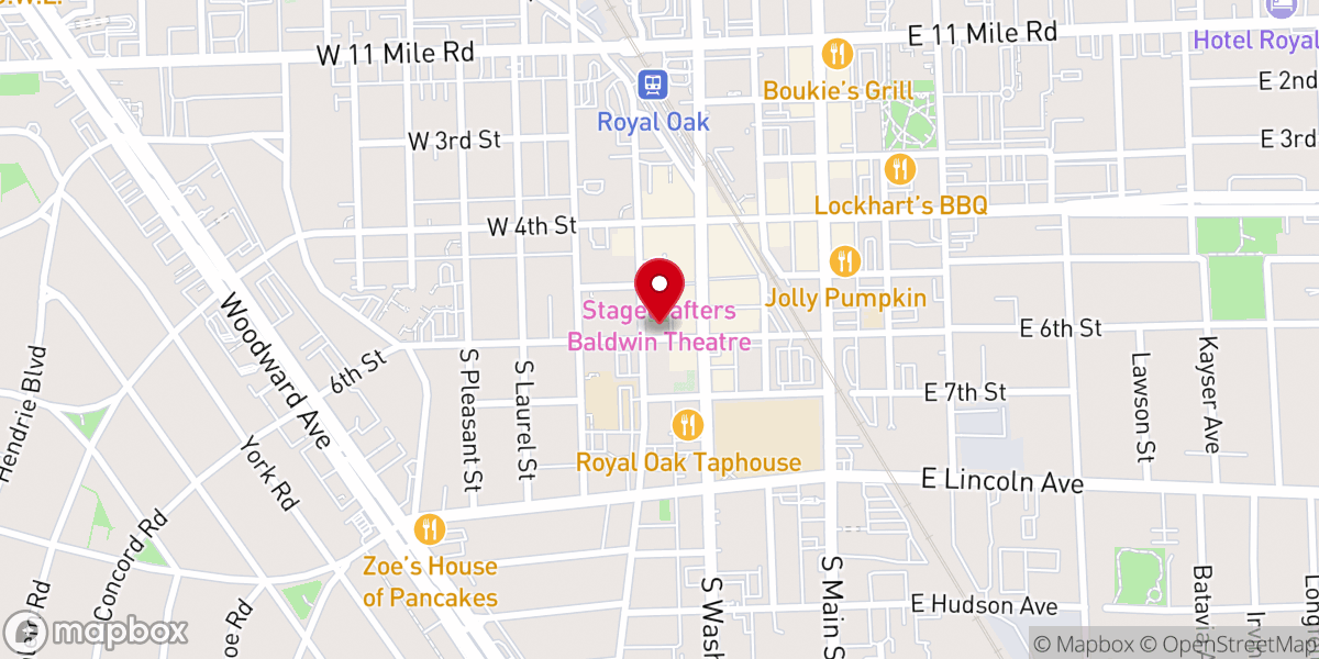 Map showing location of The Old Church